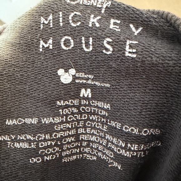 Disney Mickey Mouse Tie Dye Sweatshirt Size M 100% Cotton - Picture 3 of 3